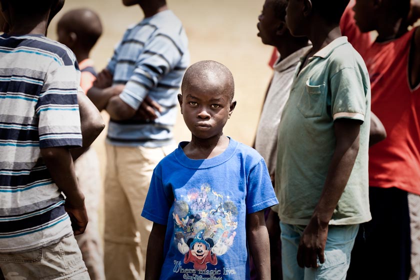 RWANDAN SOCCER CROWD